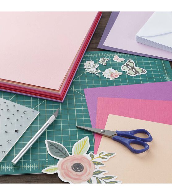 12" x 12" Pink & Purple Precision Cardstock Paper Pack 60ct by Park Lane, , hi-res, image 7