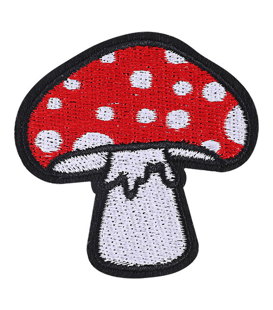 2" Friend of the Forest Mushroom Iron On Patch by hildie & jo, , hi-res, image 2