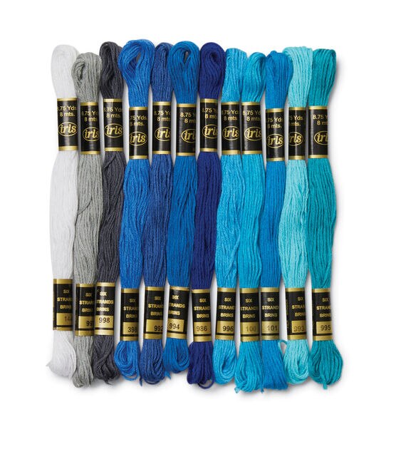 8.7yd Ocean Depths Cotton Embroidery Floss 36ct by Big Twist, , hi-res, image 3