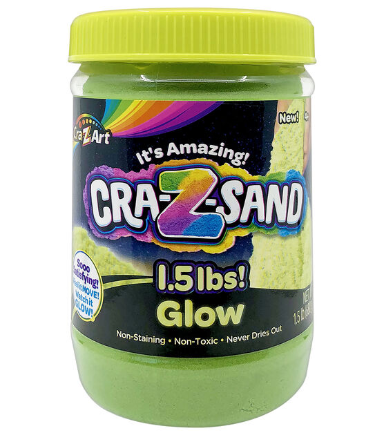 Cra-Z-Art 1.5lbs Glow in the Dark Sand