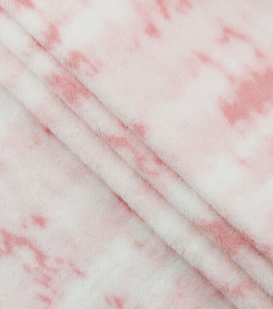 Pink Tie Dye Sew Lush Fleece Fabric, , hi-res, image 2