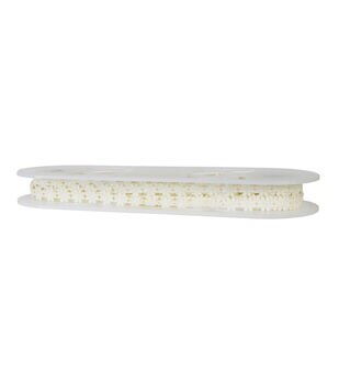 Wrights Feather Trim 3'' White