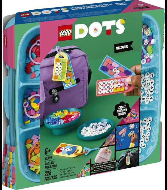 LEGO Dots Bag Tags Mega Pack 41949 Set, , hi-res, image 4