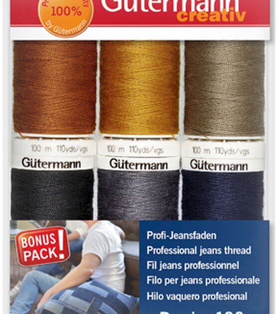Gütermann Sewing Thread Set Denim Box 