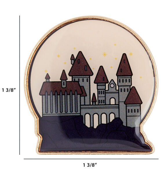 Blumenthal Lansing 1 3/8" Multicolor Harry Potter Castle Shank Button, , hi-res, image 4