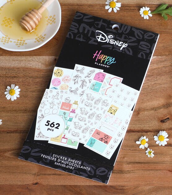 Happy Planner Disney Sticker Set for Planners, Journals, and More, Disney  Scrapbooking Supplies, Easy-Peel Stickers, Tigger Wonderful Things Theme,  Classic Size, 30 Sheets, 581 Total Stickers by The Happy Planner - Shop