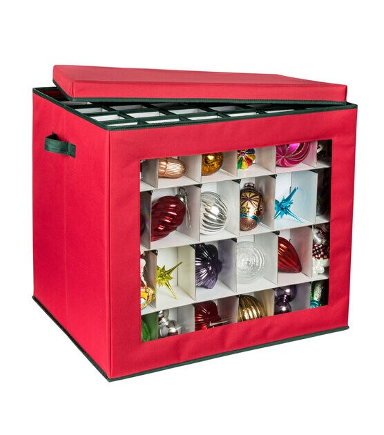 Honey Can Do 120 Cube Ornament Storage Container, , hi-res, image 9