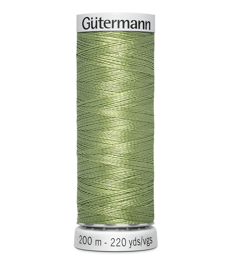 Gutermann 200M Dekor Thread, 8450 Avacado Green, swatch