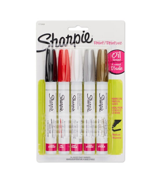 Sharpie 5 pk Medium Point Paint Markers Basic Color