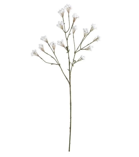 28 White Berry Stem by Bloom Room