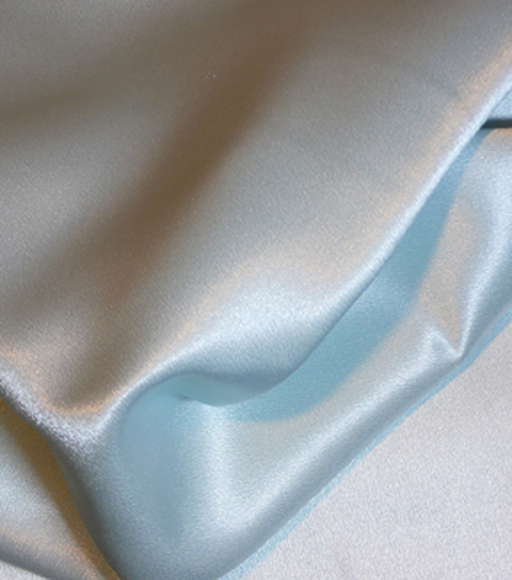 Solid Crepe Back Satin Fabric by Casa Collection, Whispering Blue, hi-res