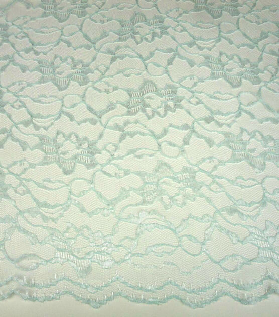 Whispering Blue Lace Fabric by Casa Collection