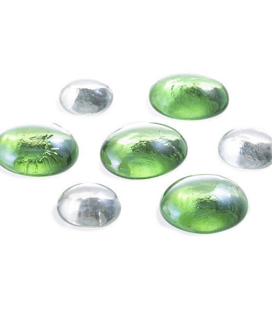 42oz Green Glass Gem Bowl Fillers by Bloom Room, , hi-res, image 4