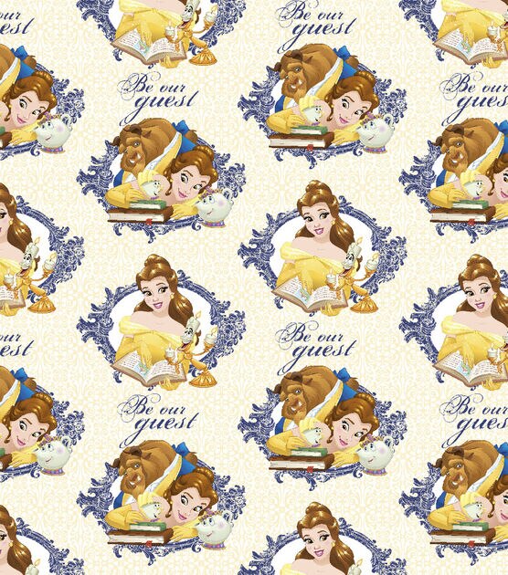 Disney Beauty & the Beast Cotton Fabric Be Our Guest, , hi-res, image 2