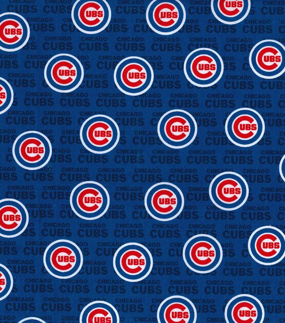 Fabric Traditions Chicago Cubs Cotton Fabric Mini Print
