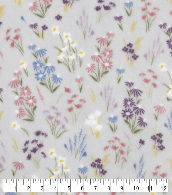 Floral Sew Lush Fleece Fabric, , hi-res, image 2