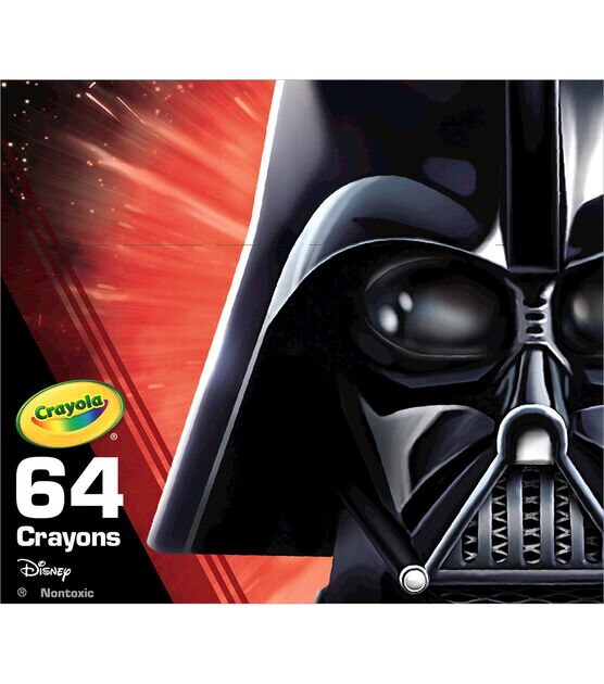 Crayola 64ct Star Wars Crayons Darth Vader