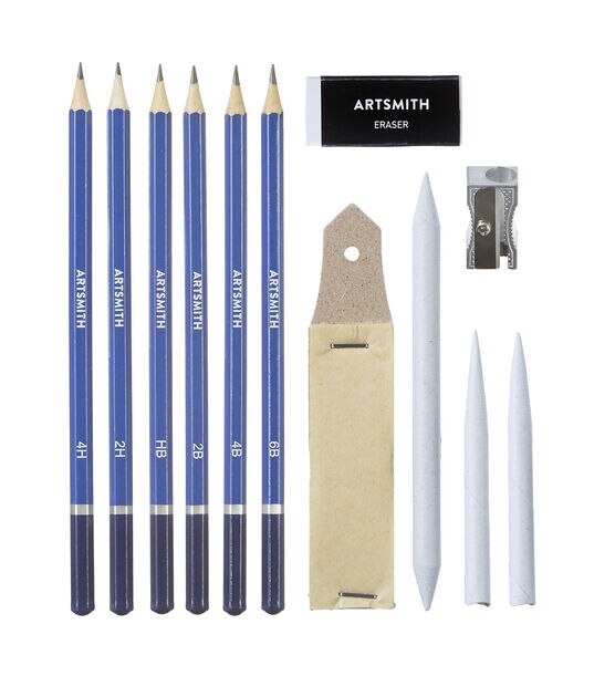 12ct Sketching Set - Drawing & Sketching Pencils - Art Supplies & Painting