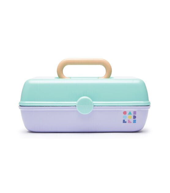 Caboodle Petite Carrying Case with Mirror - Blue & Purple