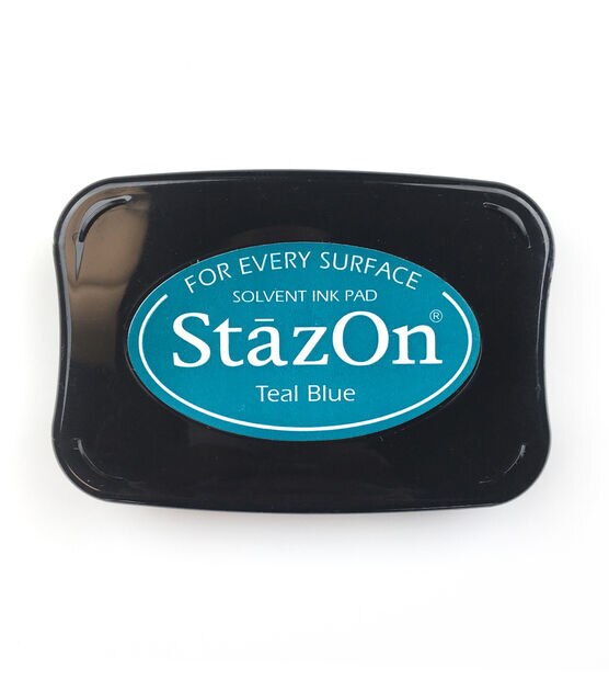 StazOn Solvent Ink Pad Teal Blue