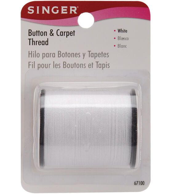 SINGER Button & Carpet Thread 50 Yds, , hi-res, image 1