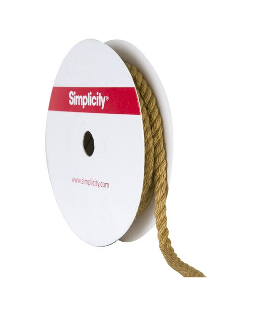 Simplicity Twisted Cord Trim 0.19'' Oyster, , hi-res, image 2