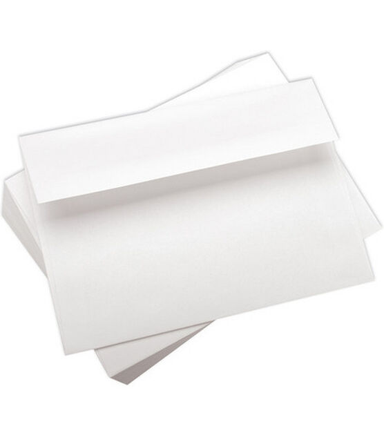 Leader A7 Envelopes (5.25"X7.25") 100 Pkg White