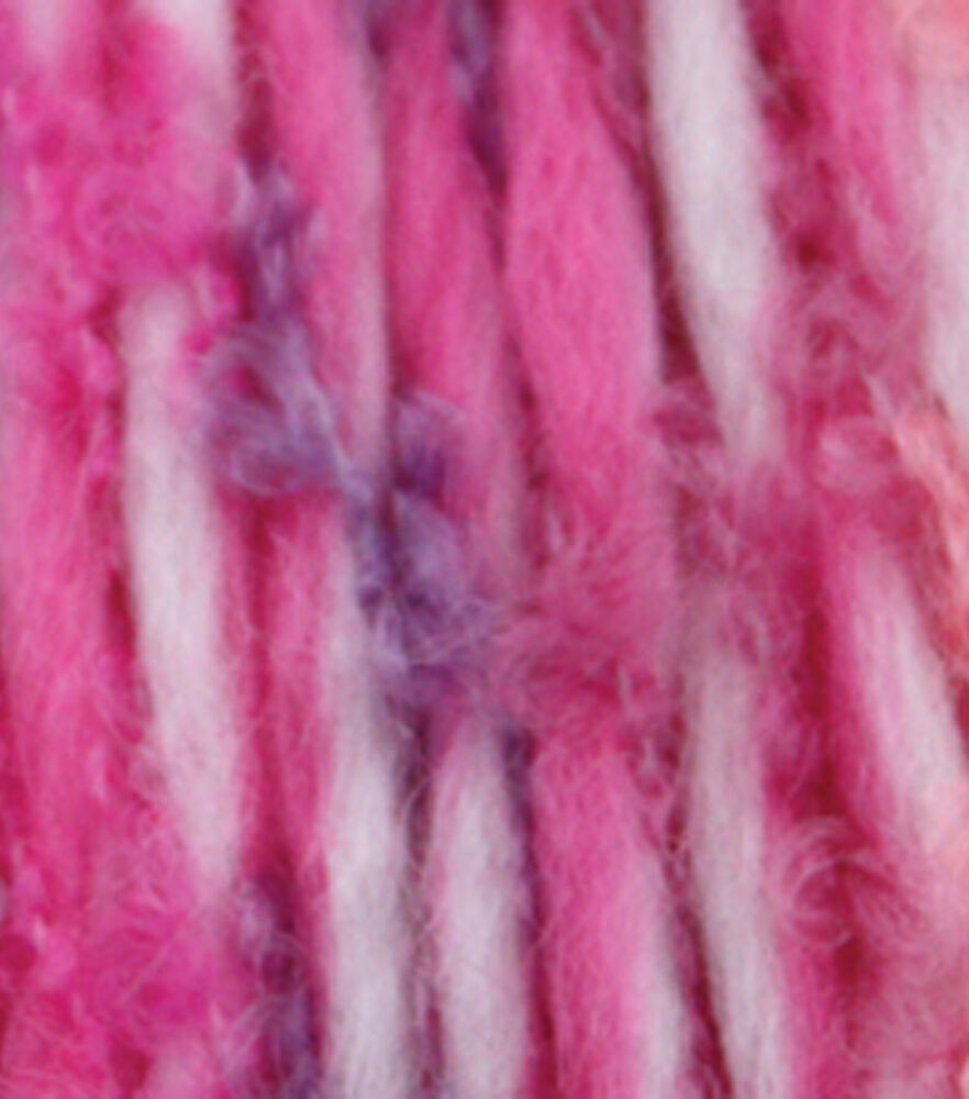 Bernat Li'l Tots 190yds Worsted Acrylic Yarn, All Pink, swatch