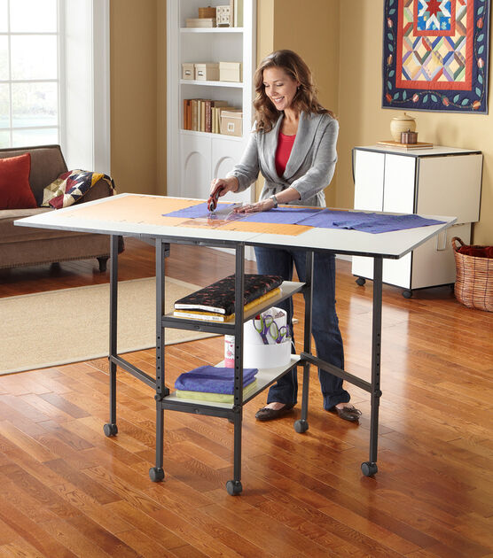 Sullivans Adjustable Home Hobby Table, , hi-res, image 6