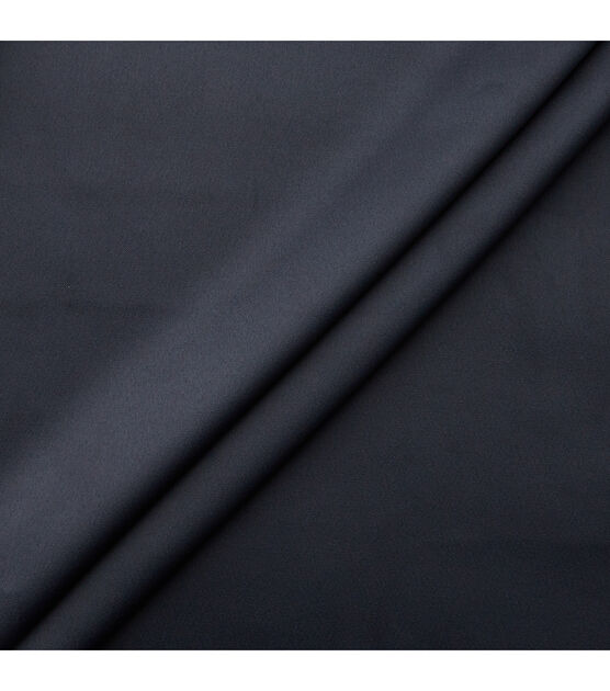 Badgley Mischka Black Stretch Crepe Satin Fabric, , hi-res, image 4