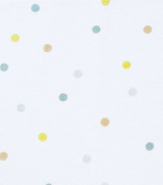 Baby Bear Dots Flannel Nursery Fabric