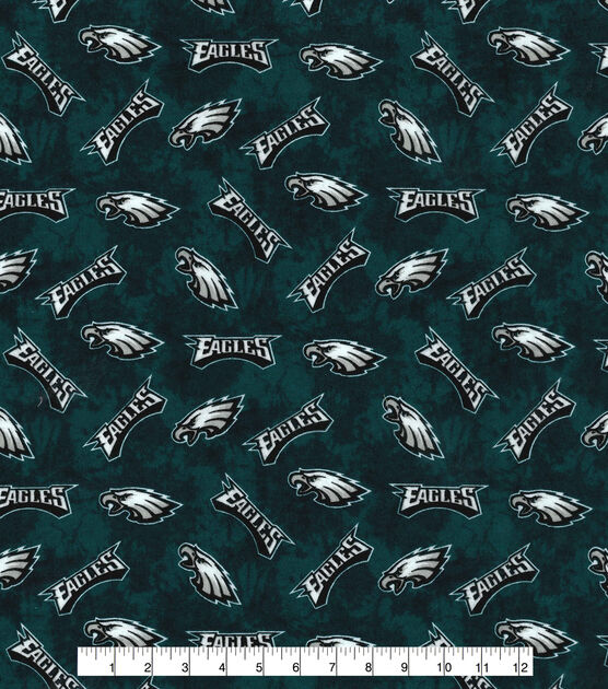 Fabric Traditions NFL Philadelphia Eagles Tie Dye Flannel