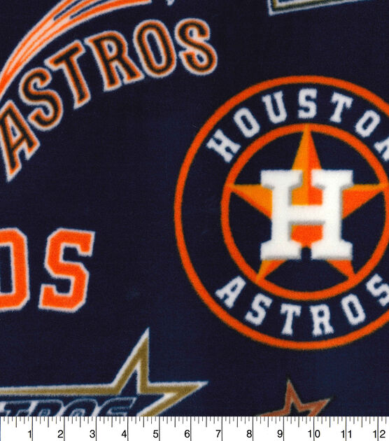 Fabric Traditions Houston Astros Fleece Fabric Cooperstown