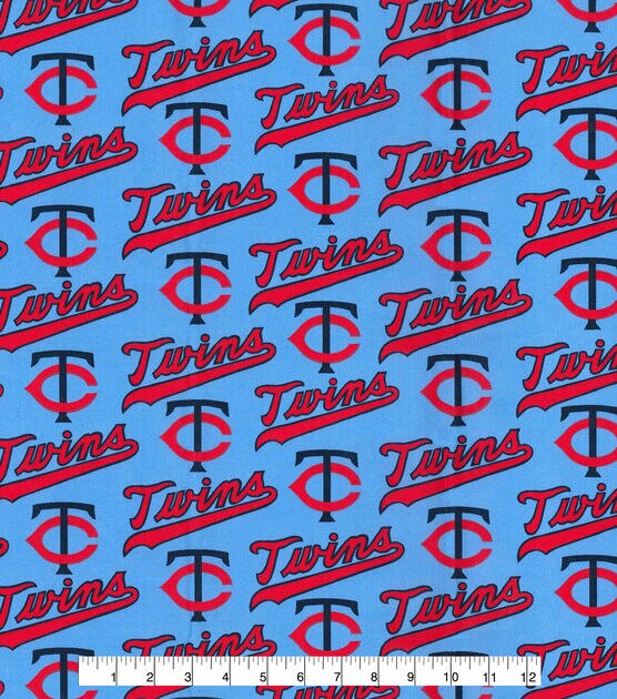 Fabric Traditions Cooperstown Minnesota Twins Cotton Fabric, , hi-res, image 2