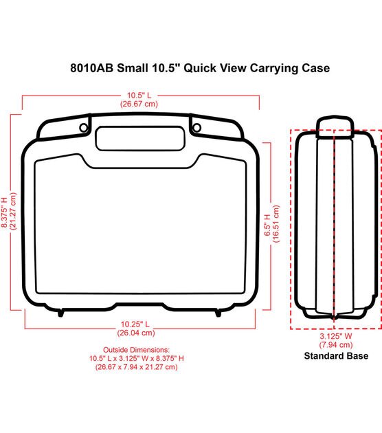 ArtBin 10.5" x 8" Translucent Quick View Carrying Case, , hi-res, image 2