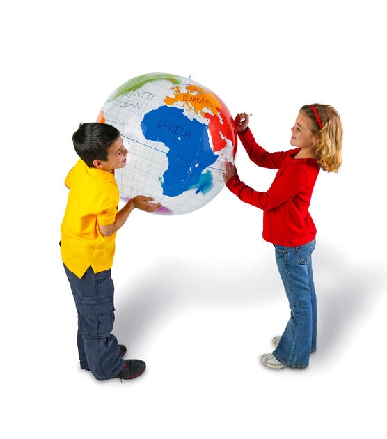 Learning Resources 27" Inflatable Labeling Globe Game, , hi-res, image 2