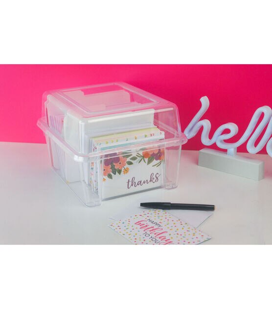 A7 Greeting Card Storage Box and Dividers 