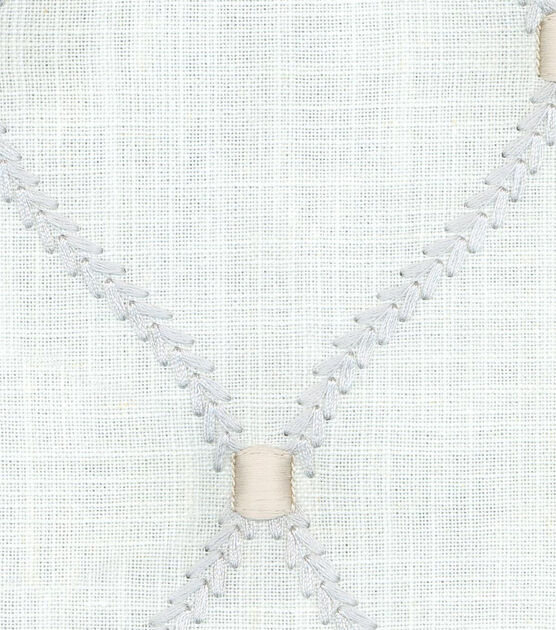 Williamsburg Multi Purpose Decor Fabric 54'' Sterling Deane Embroidery, , hi-res, image 2