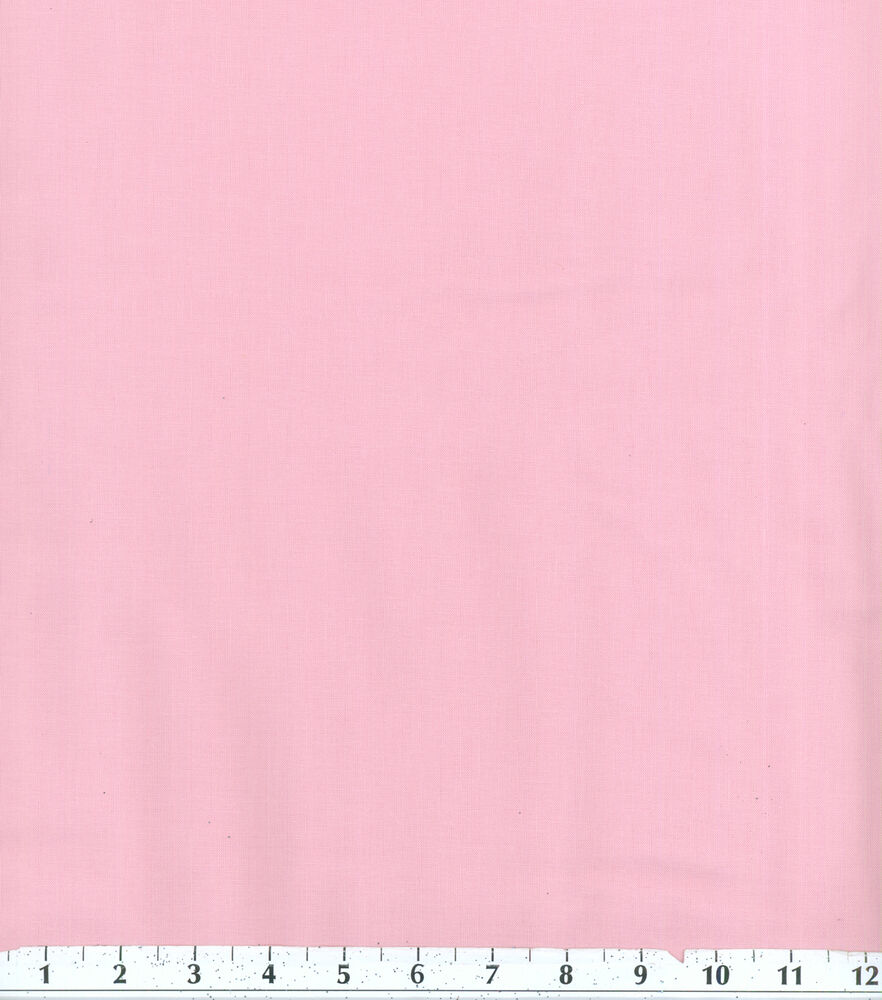 Robert Kaufman Kona Quilt Cotton Fabric  Solids, Baby Pink, swatch