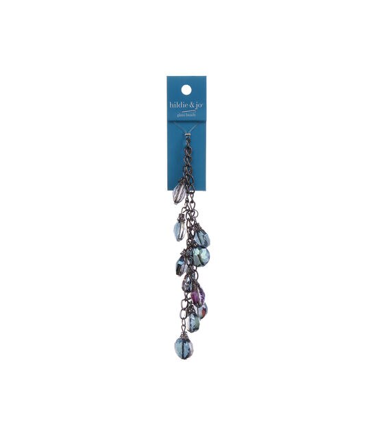 hildie & jo Glass Faceted Lentil Rb Beads