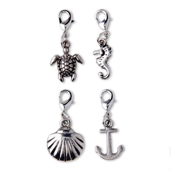 4ct Silver Nautical Charms by hildie & jo, , hi-res, image 2