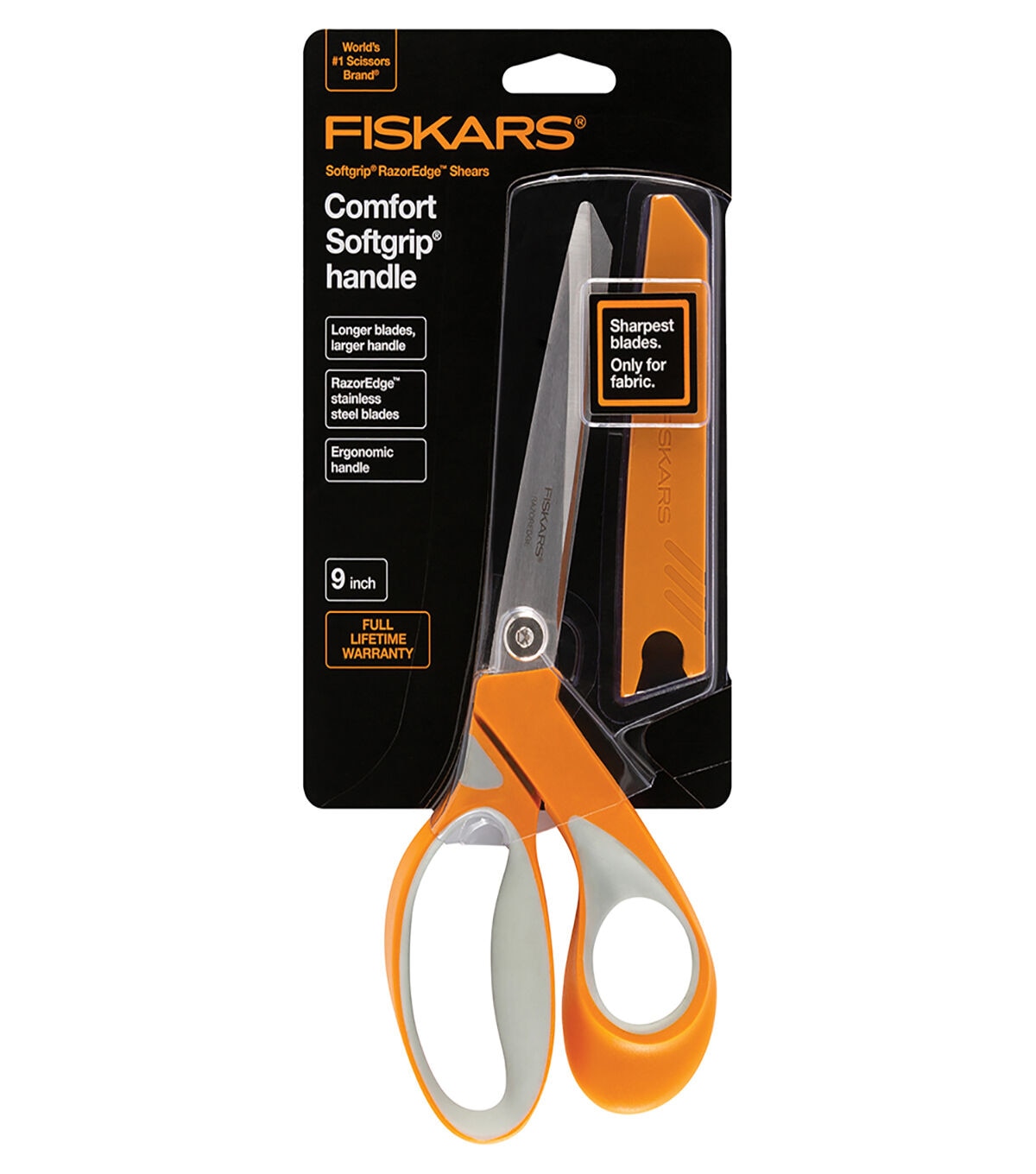 Fiskars 9 Razor Edge Fabric Scissors Softgrip