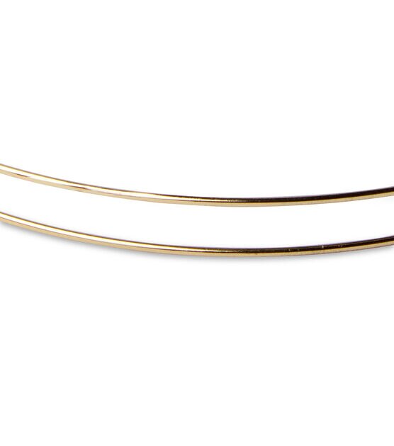 5" Gold Iron Double Headband by hildie & jo, , hi-res, image 3