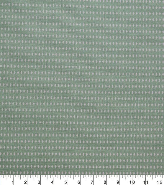 Ditsy Diamonds on Light Green Quilt Cotton Fabric by Quilter's Showcase