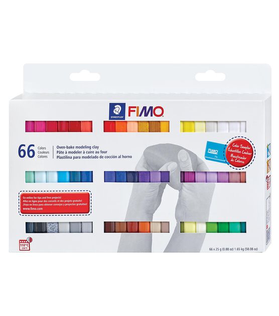 Fimo 25g Soft Oven Bake Modeling Clay 66pc