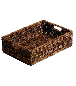 storage baskets wicker wire