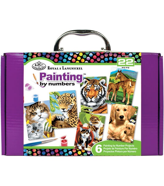 Royal Brush Painting By Numbers Kit