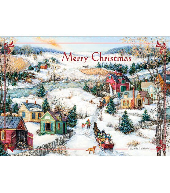 LANG Sleigh Ride Petite Christmas Cards