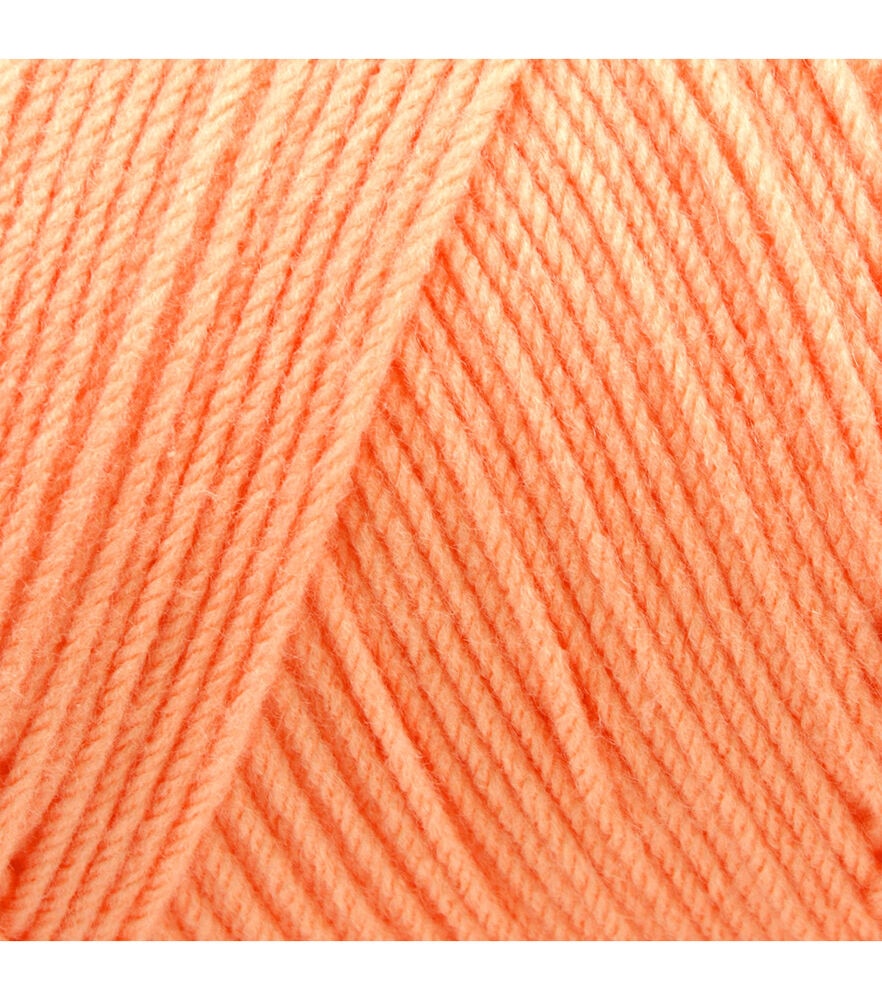 Caron One Pound 800yds Worsted Acrylic Yarn, Peach, swatch, image 11