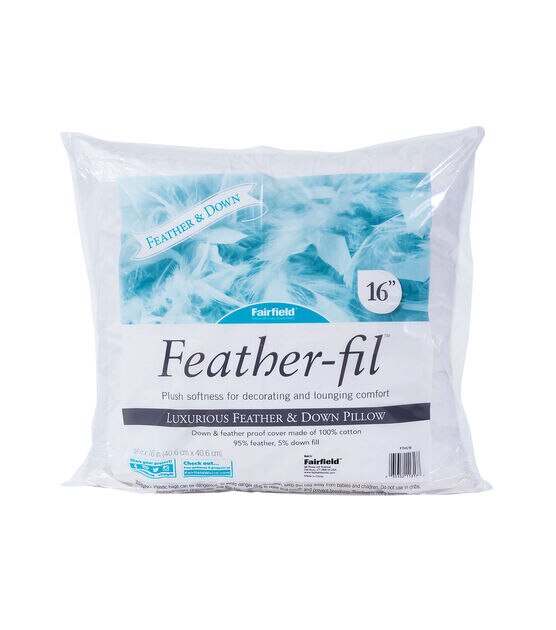 Feather Fil 6 pk 16''x16'' Pillows